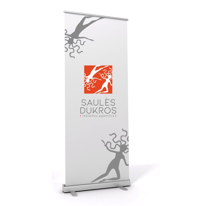 Reklaminis stendas Roll up 85x200