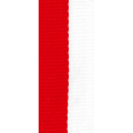 Juostelė 11 mm / Raudona-balta