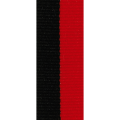 Juostelė 11 mm / Juoda-raudona
