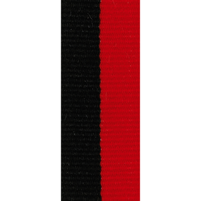 Juostelė 11 mm / Juoda-raudona