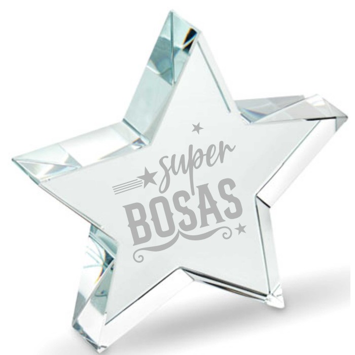 Stiklinė žvaigždė SUPER BOSUI