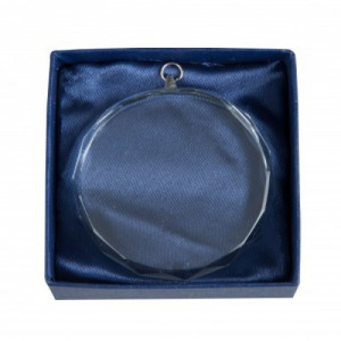 Stiklinis medalis su dėžute DG6001