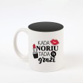 "Graži" dekoruotas puodelis