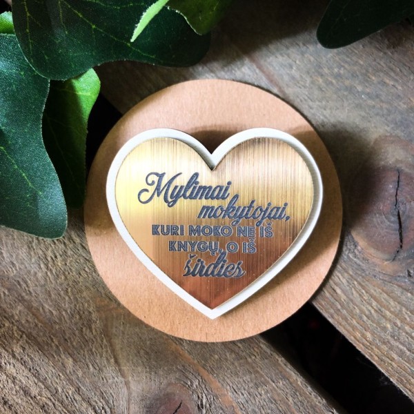 Mokytojai ženkliukas
