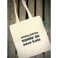Pirkinių maišelis MIELIAU SU KATE Pirkinių maišelis MIELIAU SU KATE