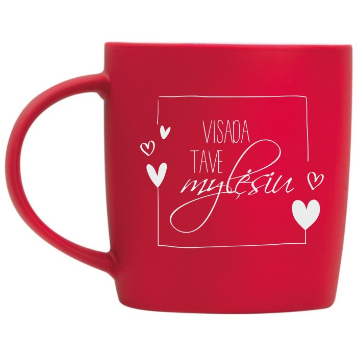 Puodelis VISADA red